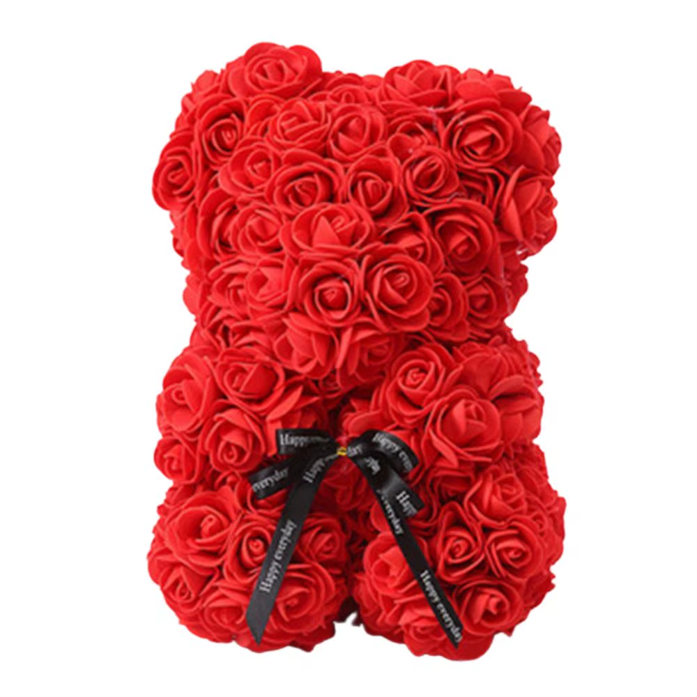 Description Report Item Item:Rose Dog Height:25Cm Material:Pe+Artificial Rose