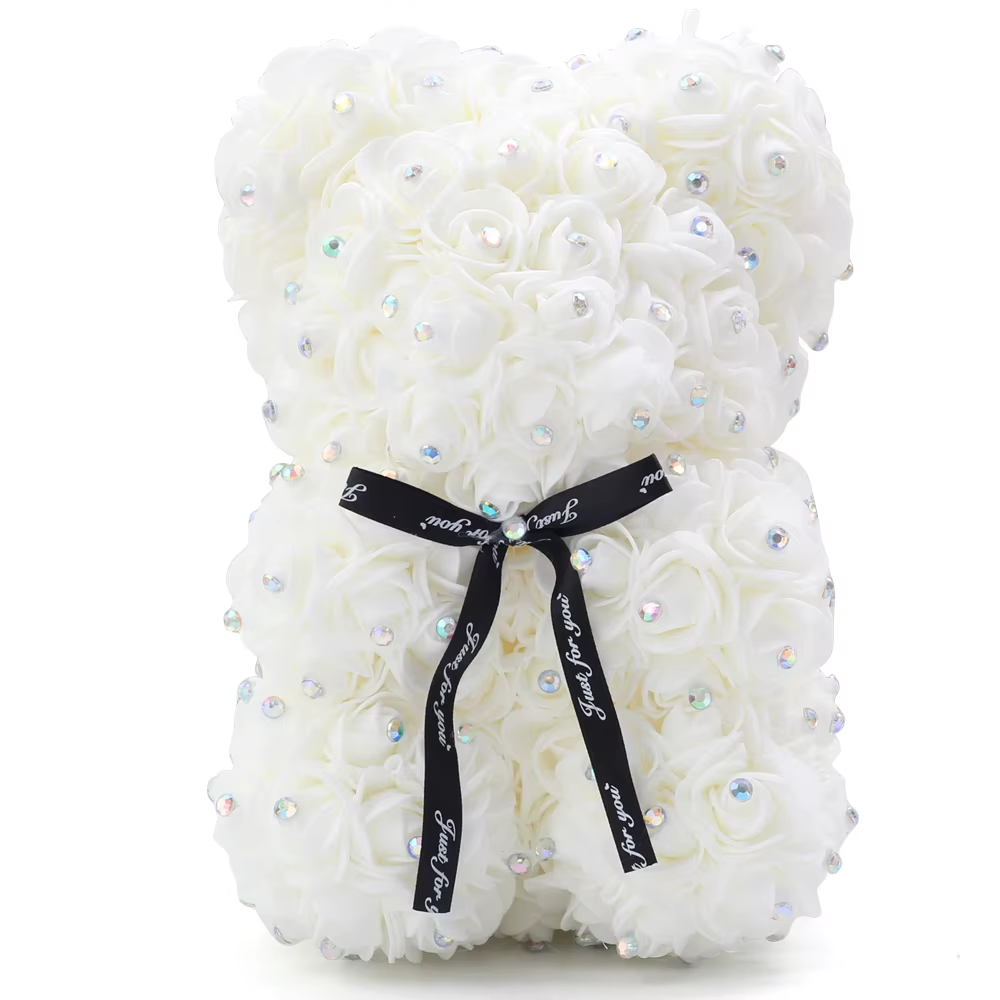 Description Report Item Item:Rose Dog Height:25Cm Material:Pe+Artificial Rose