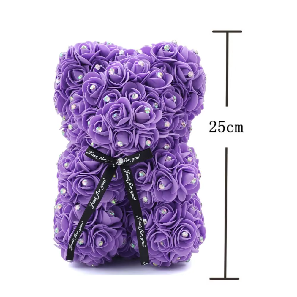 Description Report Item Item:Rose Dog Height:25Cm Material:Pe+Artificial Rose