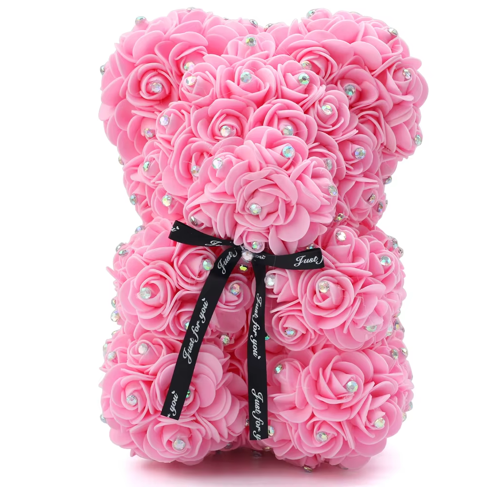 Description Report Item Item:Rose Dog Height:25Cm Material:Pe+Artificial Rose