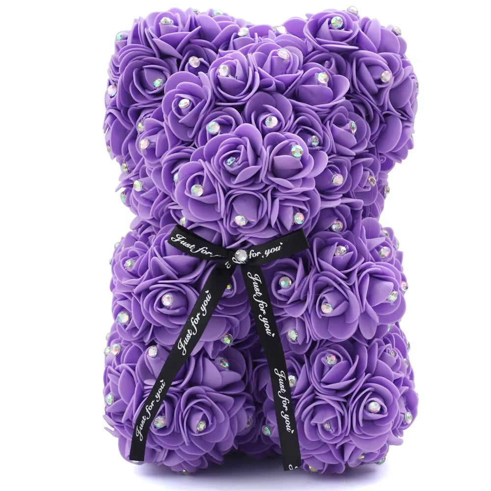 Description Report Item Item:Rose Dog Height:25Cm Material:Pe+Artificial Rose