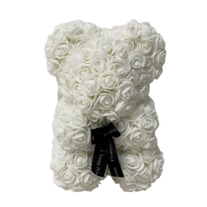 Description Report Item Item:Rose Dog Height:25Cm Material:Pe+Artificial Rose